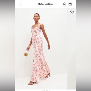 Reformation Jansen Floral Gown